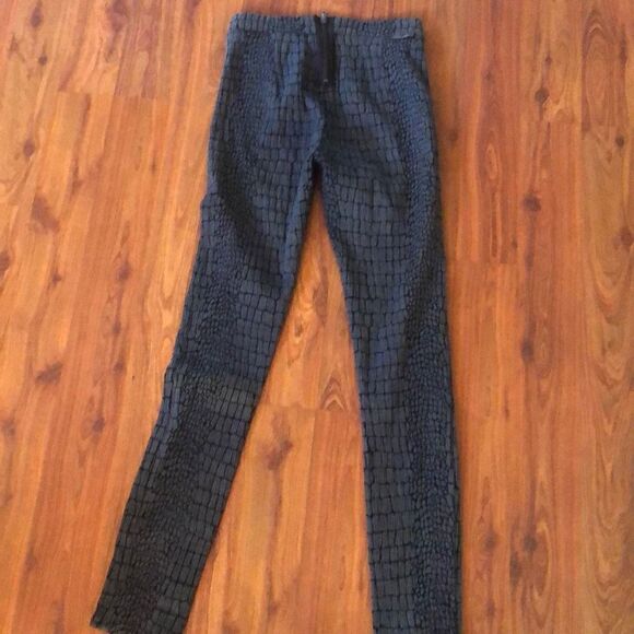 Hudson Evelyn High waist super skinny stretch gray pants 27 - Picture 5 of 6